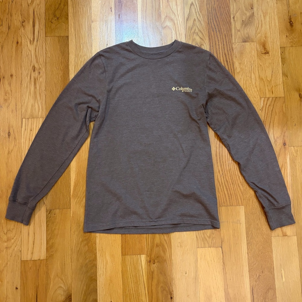 Columbia Men's Long Sleeve Tee in Brown